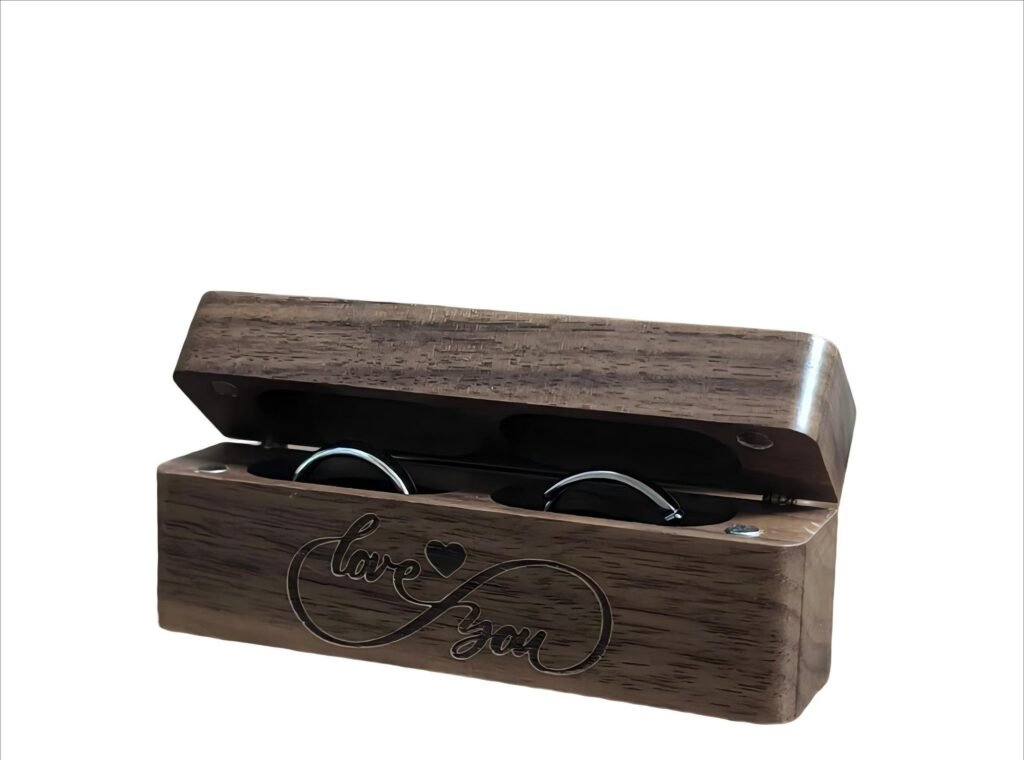 Walnut wood ring box(11)