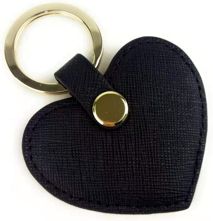 black heart keychain